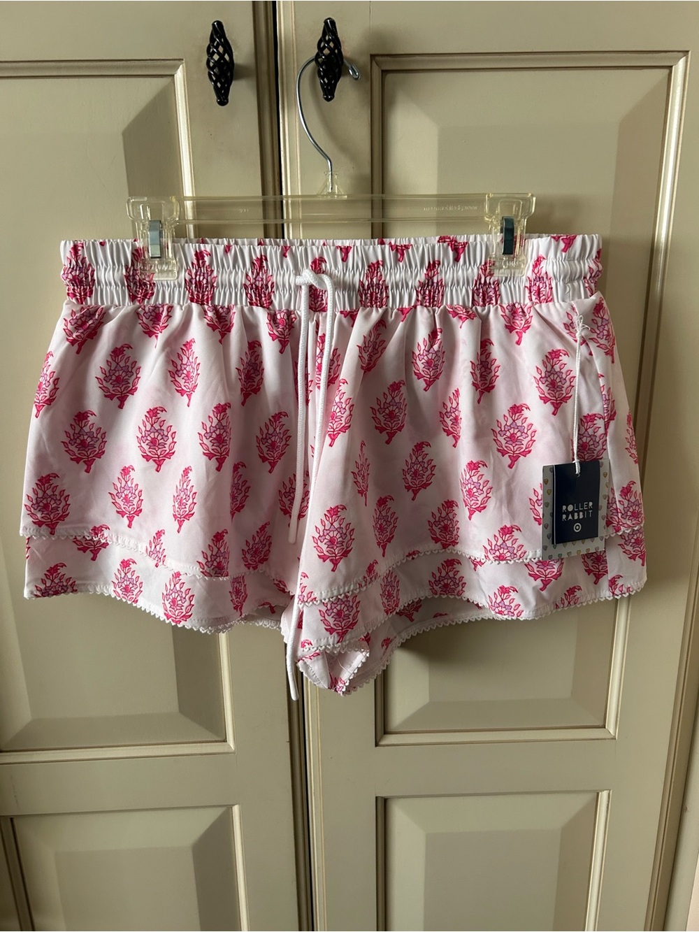 Roller Rabbit Pink Floral Sport Shorts